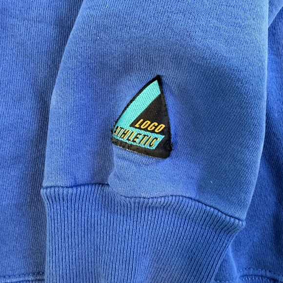 Vintage 90s Minnesota Timberwolves blue crewneck USA Men's Large NBA Swearshirt - Picture 3 of 8